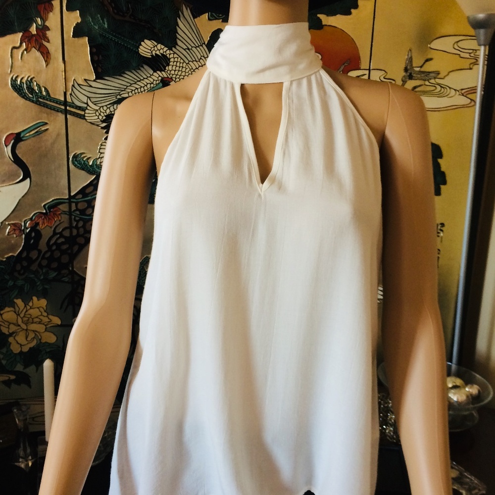 Zara Basic Ivory Top, Size XS